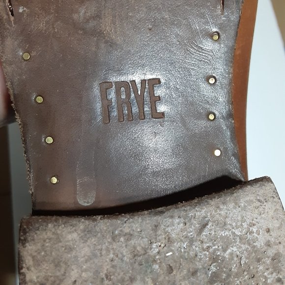 Frye Cognac Melissa Pull On Women's Leather Boots 3475458-COG Size 10B - Picture 11 of 11